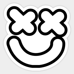 Cool Smiley Face Sticker